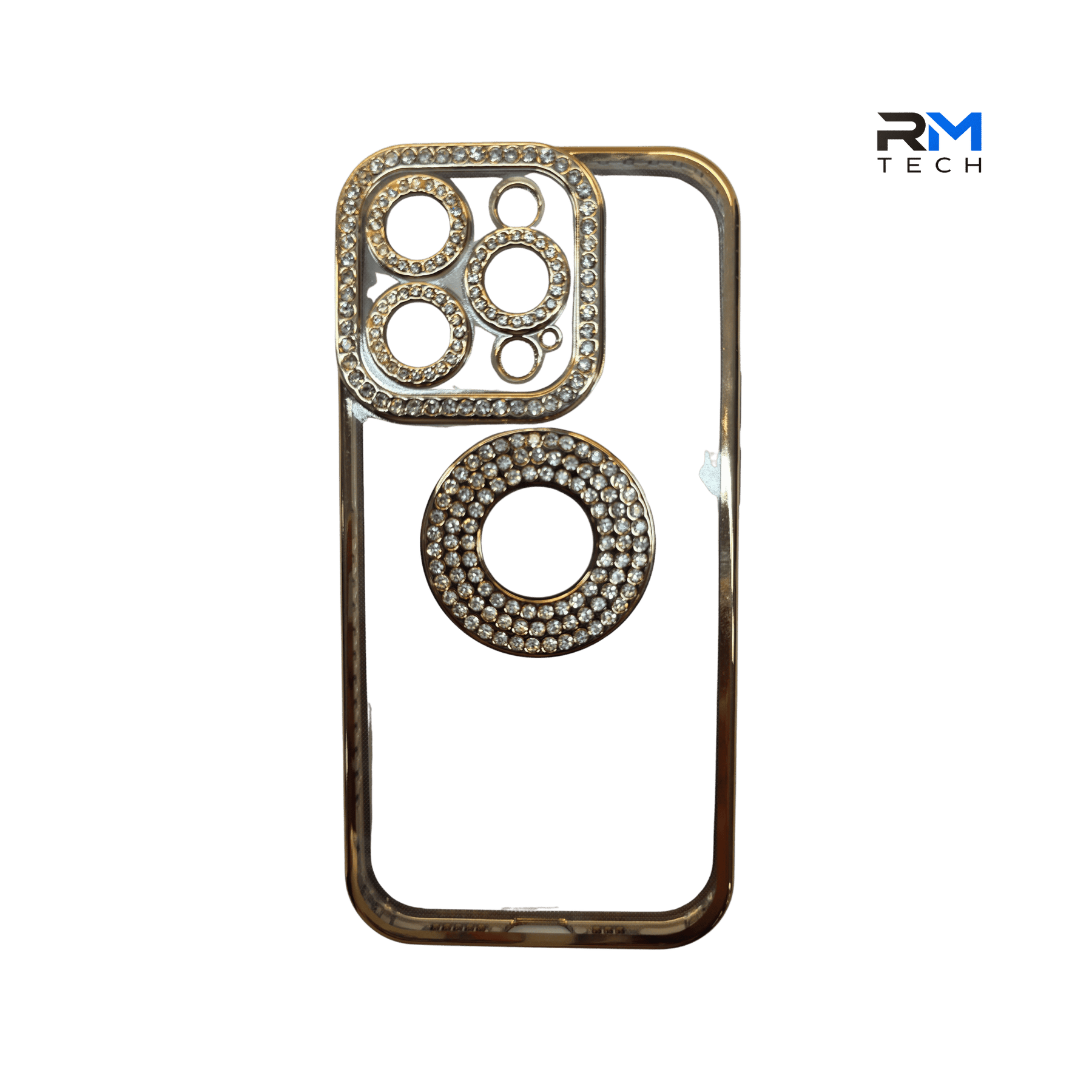 Luxury Crystal MagSafe Case for iPhone 14 Pro – Transparent Rhinestone Protective Cover