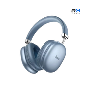 HOCO W35 Max Wireless Bluetooth Over-Ear Headphones – Blue
