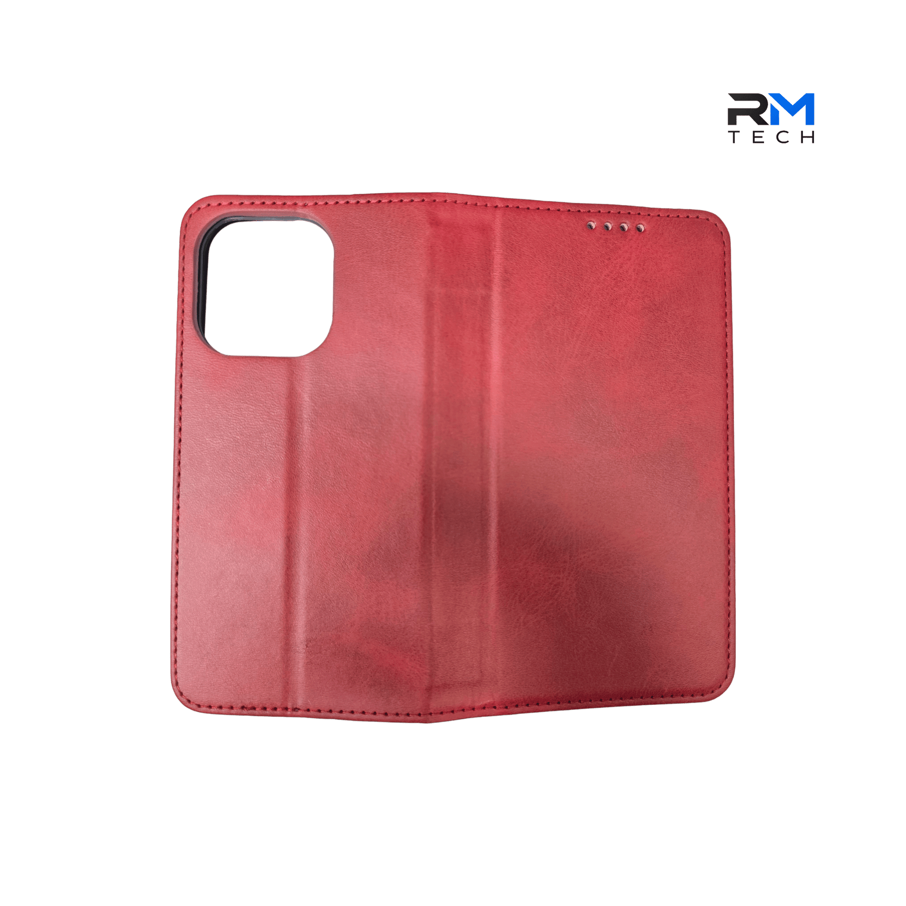 Premium Leather Wallet Case for iPhone 15 Pro – Flip Folio Cover with Card Holder & Stand