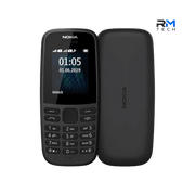 Nokia 105 Dual SIM Feature Phone – 1.77" Display – Long Battery Life – Black
