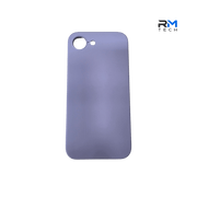 Purple Silicone Case for iPhone 16e – Soft Shockproof Protective Cover