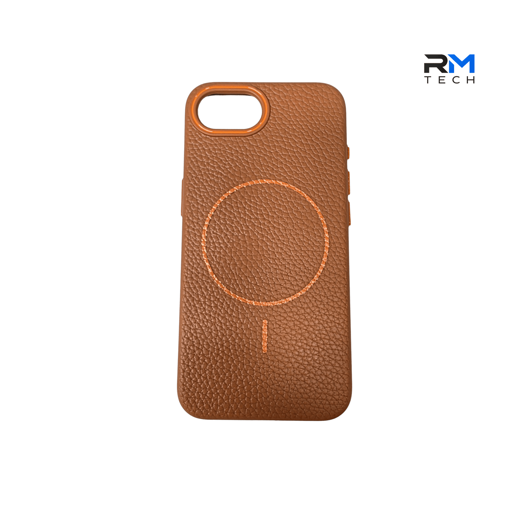 Brown Leather MagSafe Case for iPhone 16e – Premium Magnetic Protective Cover