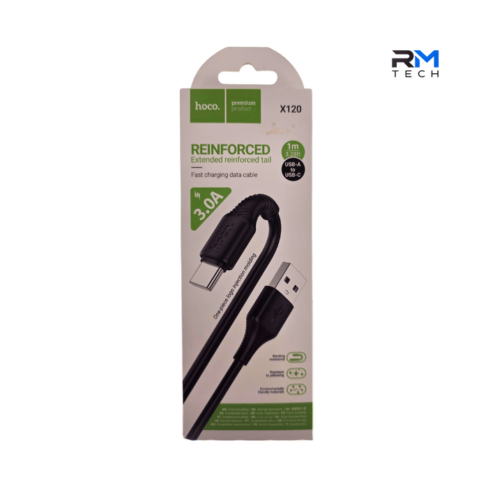 HOCO X120 USB-A to USB-C Fast Charging Cable 3A 1M – Reinforced Data Cable