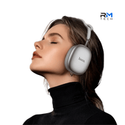 HOCO W55 Wireless Bluetooth Headphones – 90 Hours Playtime | Silver