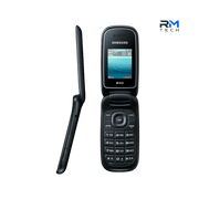 Samsung GT-E1272 Duos Dual SIM Flip Phone – 1.77" Display – Black