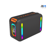 SING-E ZQS P100 Portable Bluetooth Party Speaker with RGB Lights – Black
