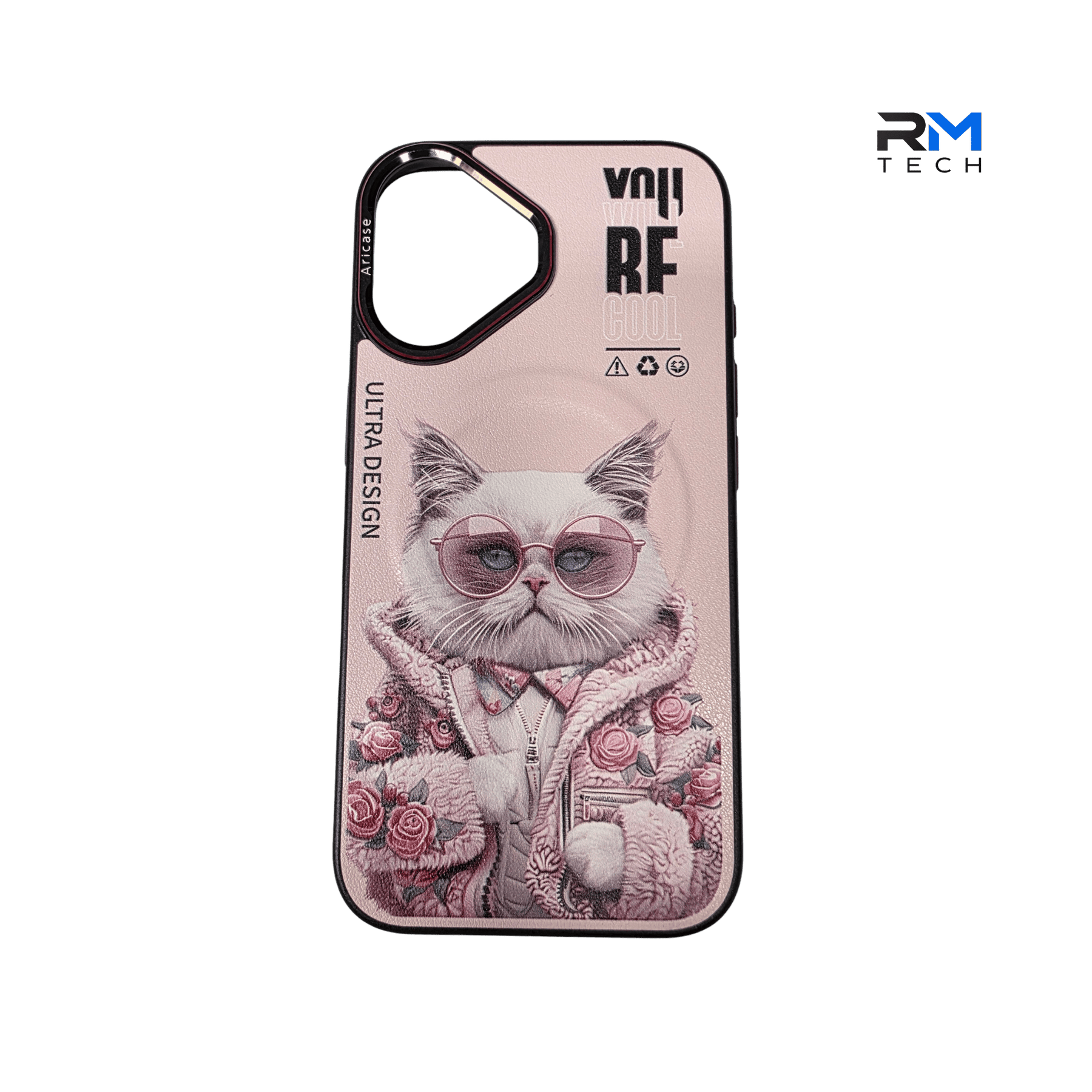 Cute Cat Designer Case for iPhone 16 – Premium Shockproof Protective Cover
