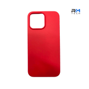 Premium Silicone Case for iPhone 14 Pro Max – Soft Touch Protective Cover (Red)