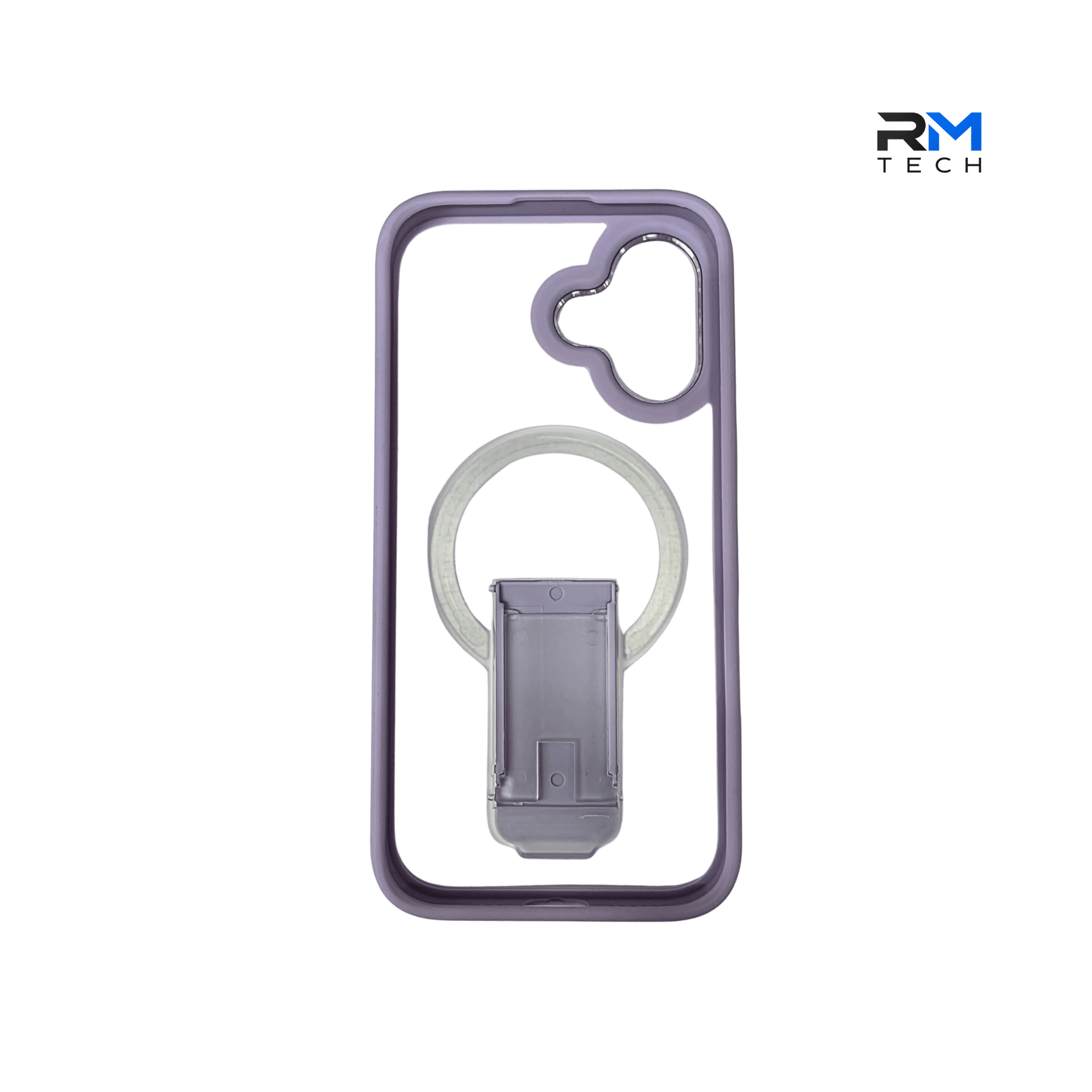 MagSafe Kickstand Case for iPhone 16 – Magnetic Shockproof Stand Cover (Purple)