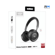 LELISU LS-253 Wireless Bluetooth Headphones – Deep Bass, Type-C Charging, Built-in Microphone – Black