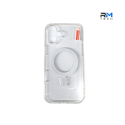Clear MagSafe Case for iPhone 16 Plus – Transparent Shockproof Magnetic Cover