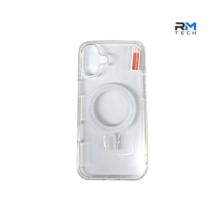 Clear MagSafe Case for iPhone 16 Plus – Transparent Shockproof Magnetic Cover