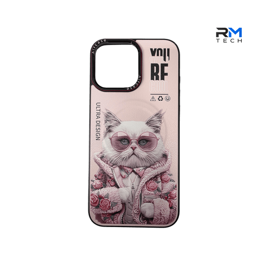 Cute Fashion Cat Case for iPhone 16 Pro – Premium Shockproof Protective Cover
