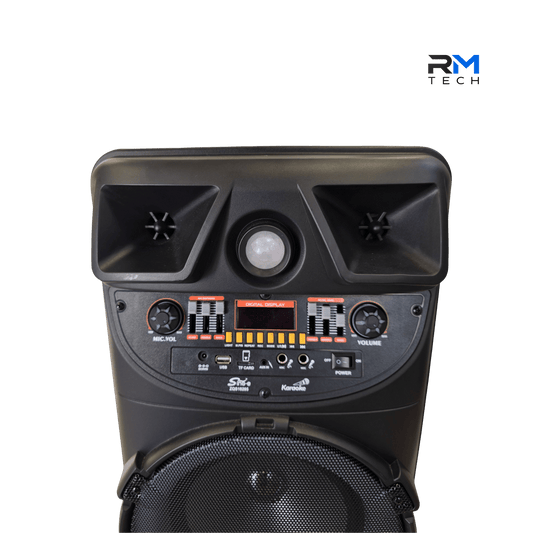 Sing-e ZQS10205 Bluetooth Party Speaker with Dual Woofers, Karaoke & Wireless Audio