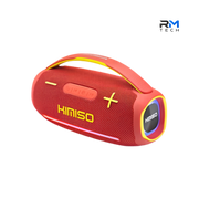 Kimiso KMS-323 Portable Bluetooth Party Speaker 30W with RGB LED Lights – Black