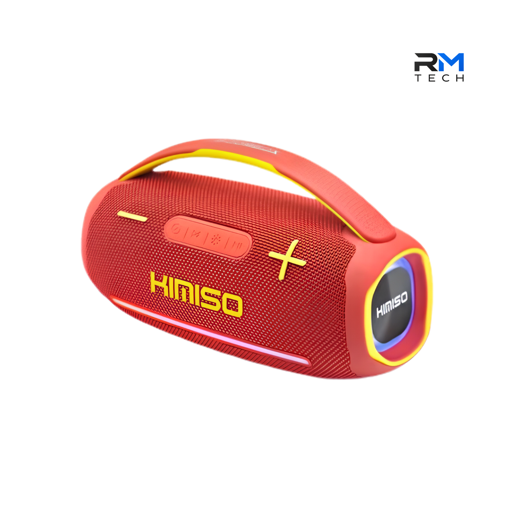 Kimiso KMS-323 Portable Bluetooth Party Speaker 30W with RGB LED Lights – Black