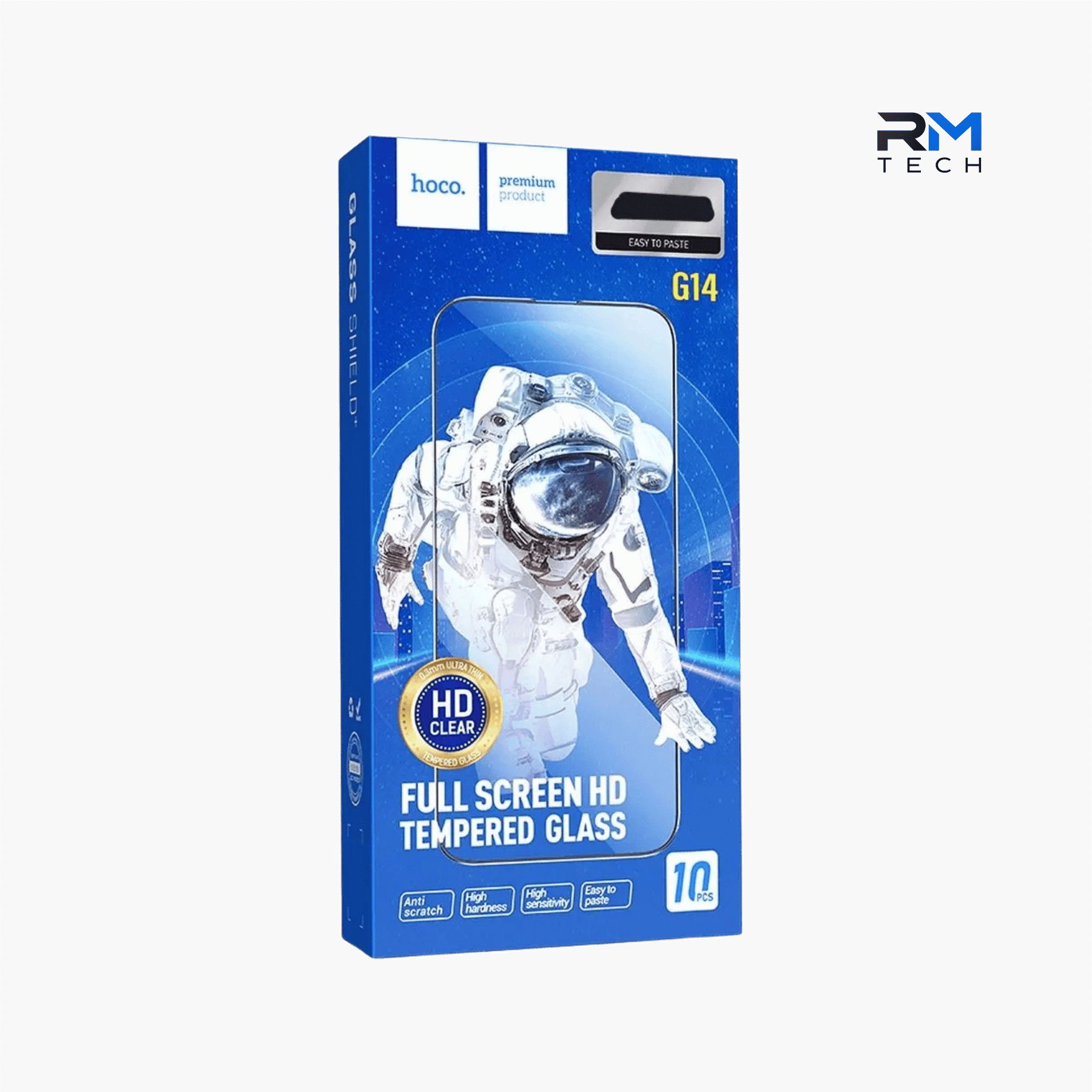 HOCO G14 Full Screen HD Tempered Glass Screen Protector for iPhone 14 Pro