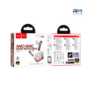 HOCO EQ16 Shine ANC + ENC True Wireless Bluetooth Earbuds with LED Display – White