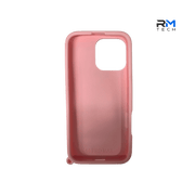 Cute Pink Bubble Grip Silicone Case for iPhone 16 Pro Max – Shockproof Protective Cover
