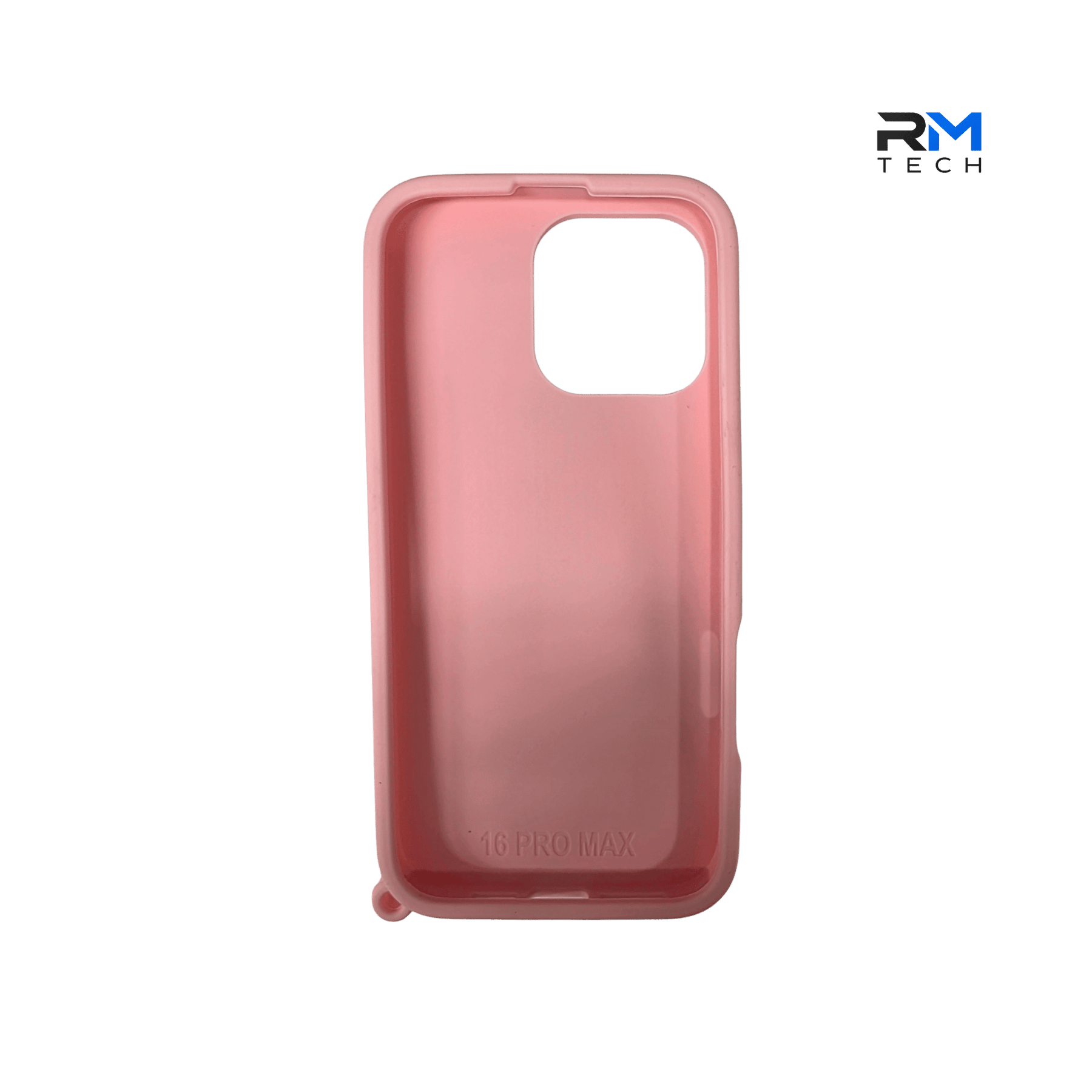 Cute Pink Bubble Grip Silicone Case for iPhone 16 Pro Max – Shockproof Protective Cover