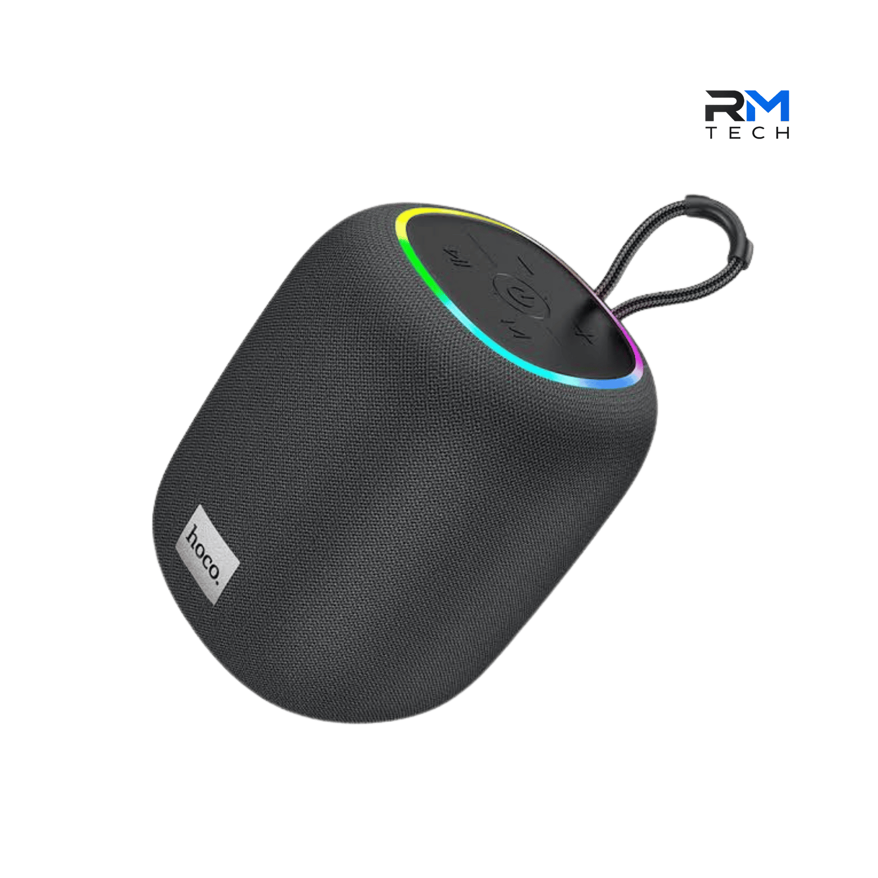 HOCO HC14 Link Music Portable Bluetooth Speaker with RGB LED Lights & TWS Stereo Pairing – Black