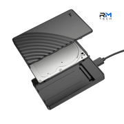 HOCO HB46 2.5" USB 3.0 External Hard Drive Enclosure – SATA to Micro-B, 5Gbps, Up to 6TB – Black