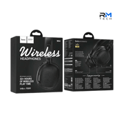 HOCO W64 Earl II Wireless Bluetooth Headphones – Bluetooth 5.4, 40mm Drivers, 32-Hour Battery – Brown
