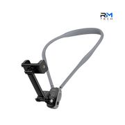 HOCO K30 Neck-Mounted Flexible Phone Holder with 360° Rotation & Anti-Shake Design – Grey