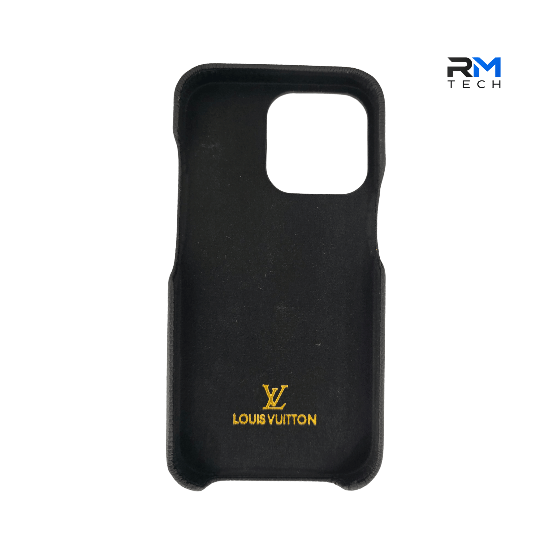 Luxury Leather Card Holder Case for iPhone 13 Pro – Black Premium Protective Cover