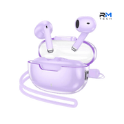 BOROFONE BW46 Ice Flake True Wireless Bluetooth Earbuds – Purple Crystal