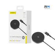 FONENG W03 15W Magnetic Wireless Charging Stand – 2-in-1 Qi Fast Charger – USB-C – Black