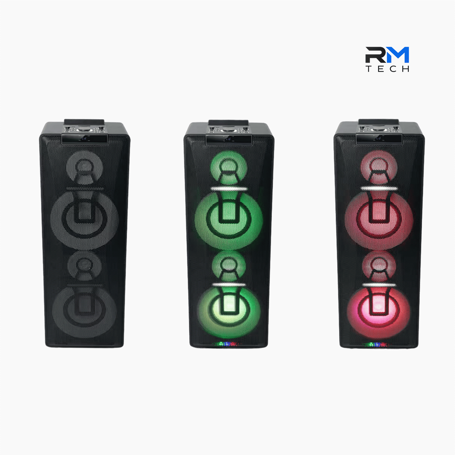 Muse M-1990 DJ Party Box Speaker – 1000W Bluetooth Portable Speaker with LED Lights, CD Player & USB