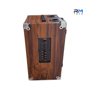 Sing-e JQS911S Vintage Bluetooth Karaoke Speaker with USB, TF Card & Wireless Audio