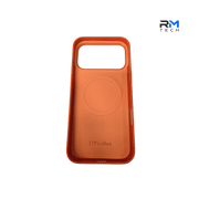 Premium Orange Carbon Fiber Magnetic Case for iPhone 17 Pro Max – Slim Shockproof Protective Cover