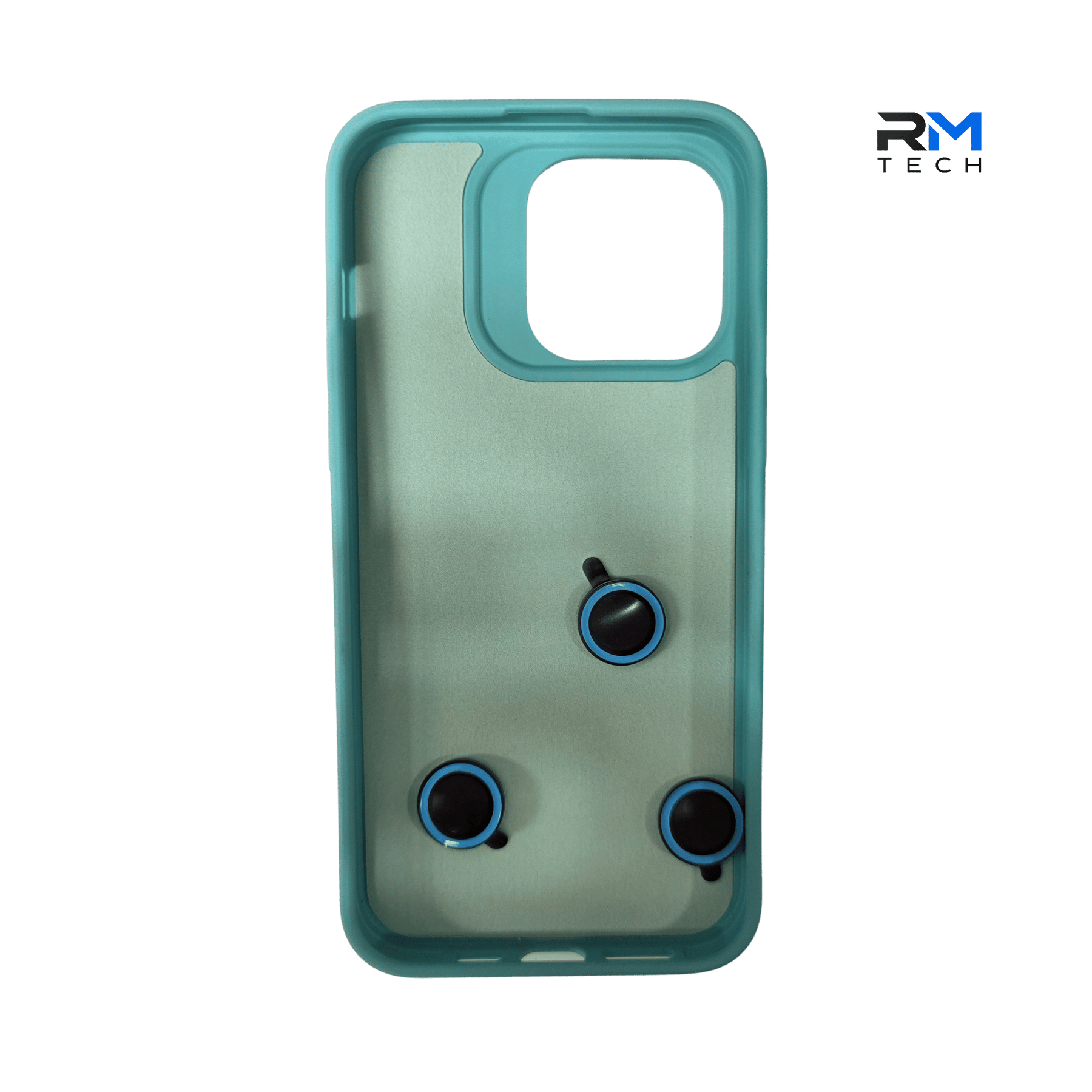 Silicone Camera Lens Protection Case for iPhone 15 Pro Max – Shockproof Soft Touch Cover (Blue)