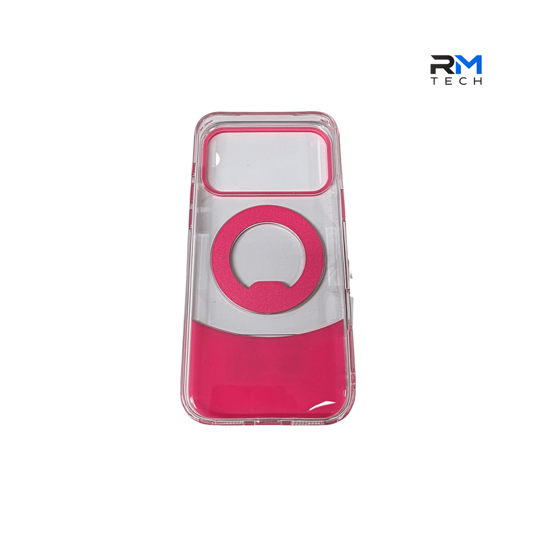 Clear Magnetic Ring Stand Case for iPhone 17 Pro Max – Shockproof Transparent Protective Cover