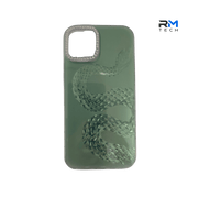 Luxury Snake Pattern Case for iPhone 12 Pro – Crystal Camera Protective Shockproof Cover