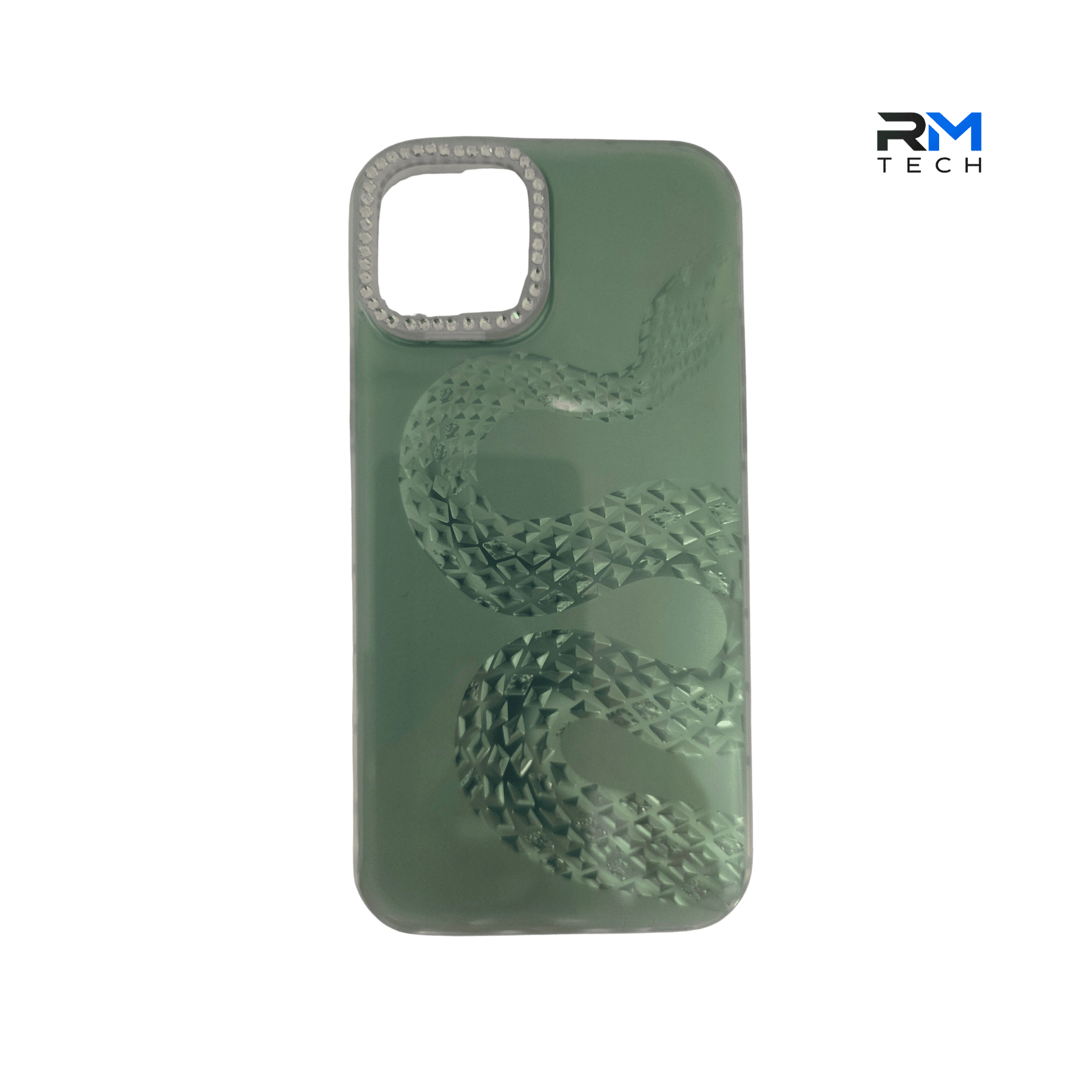 Luxury Snake Pattern Case for iPhone 12 Pro – Crystal Camera Protective Shockproof Cover
