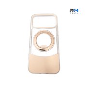 Clear Magnetic Ring Stand Case for iPhone 17 Pro Max – Shockproof Transparent Protective Cover