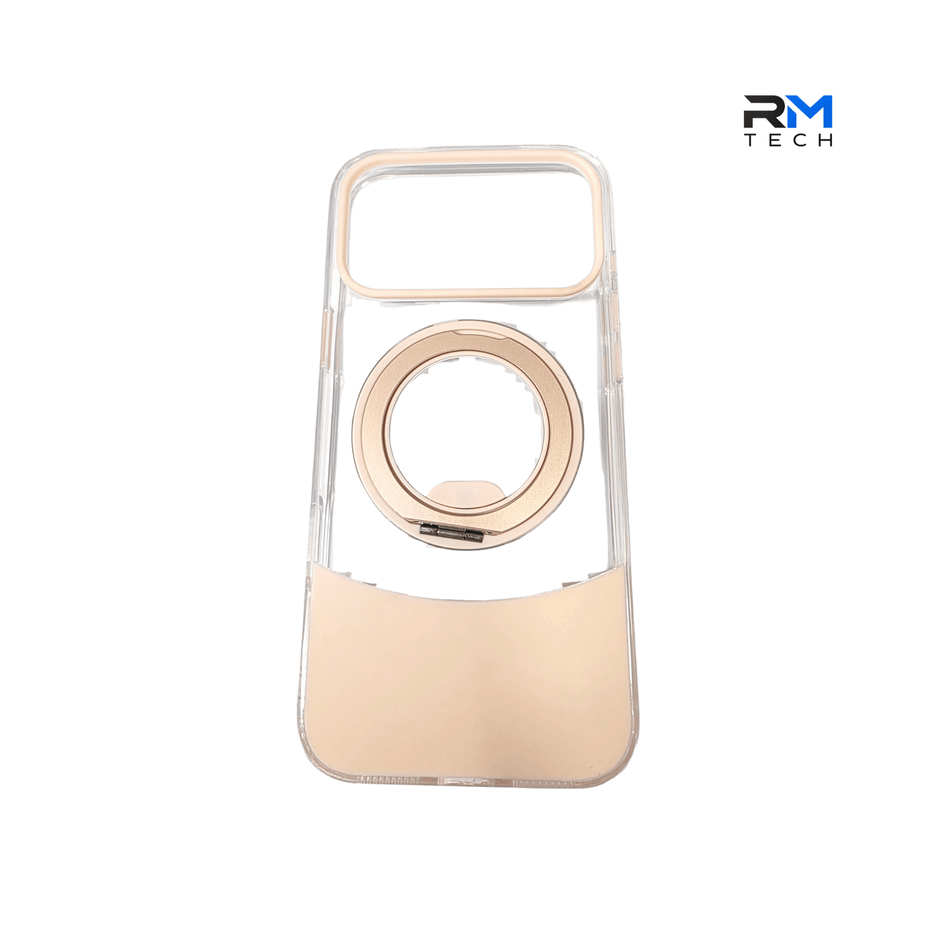 Clear Magnetic Ring Stand Case for iPhone 17 Pro Max – Shockproof Transparent Protective Cover