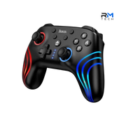 HOCO GA2 Unicorn Multi-Function Wireless Game Controller for Nintendo Switch, PC & Mobile – Bluetooth 4.2 – RGB Lighting – Black