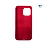Red Silicone Protective Case for iPhone 15 Pro Max – Soft Touch Shockproof Cover