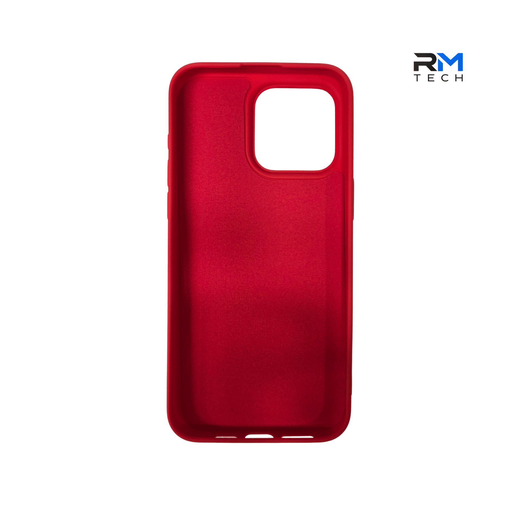 Red Silicone Protective Case for iPhone 15 Pro Max – Soft Touch Shockproof Cover