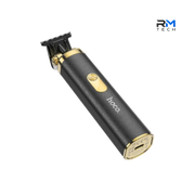 HOCO HP22 Professional Cordless Hair Clipper & Beard Trimmer – Adjustable T-Blade – USB Rechargeable – Black & Gold
