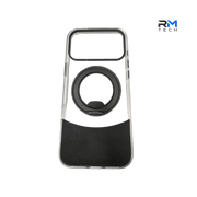 Clear Magnetic Ring Stand Case for iPhone 17 Pro Max – Shockproof Transparent Protective Cover