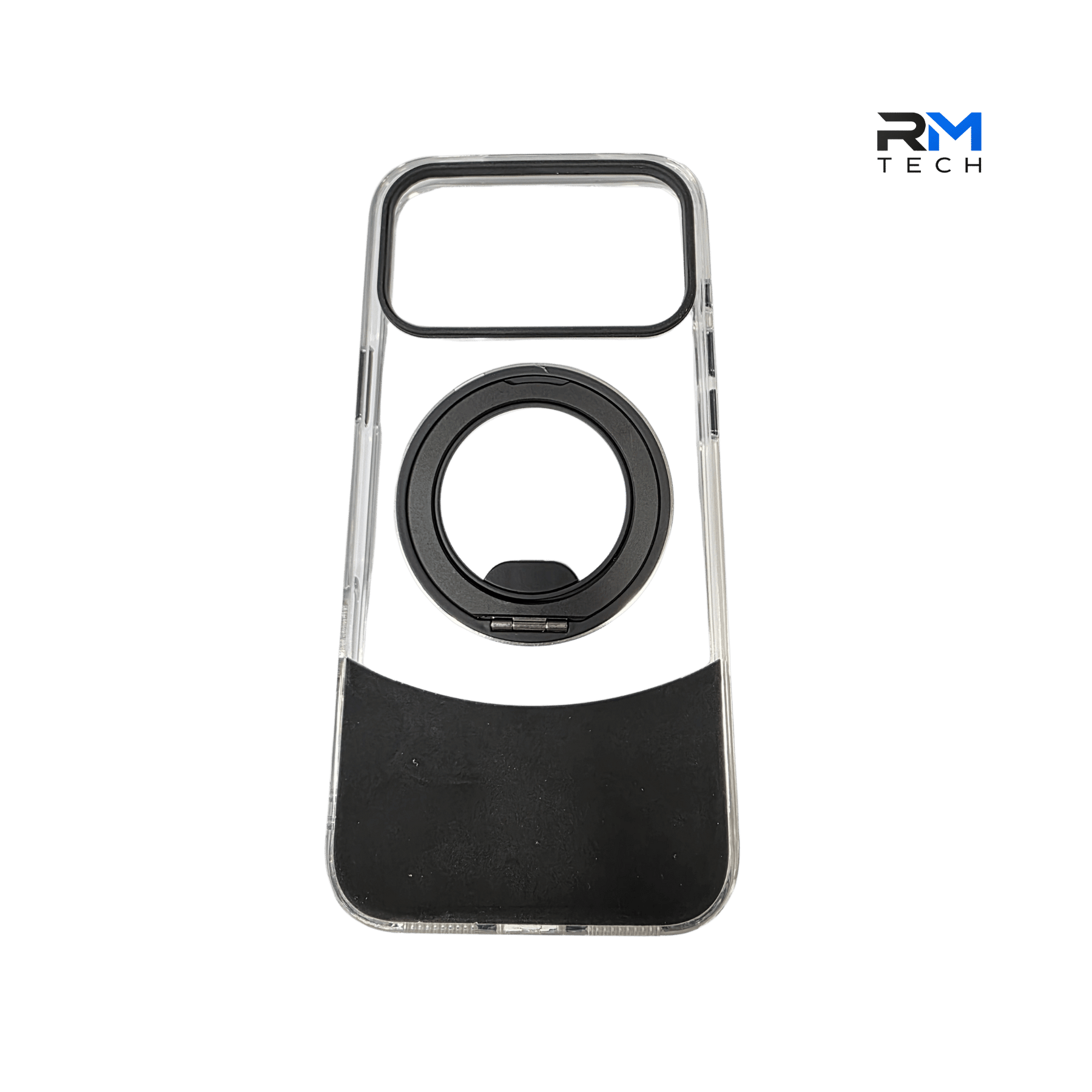 Clear Magnetic Ring Stand Case for iPhone 17 Pro Max – Shockproof Transparent Protective Cover