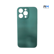 Dark Green Silicone Protective Case for iPhone 15 Pro Max – Soft Touch Shockproof Cover