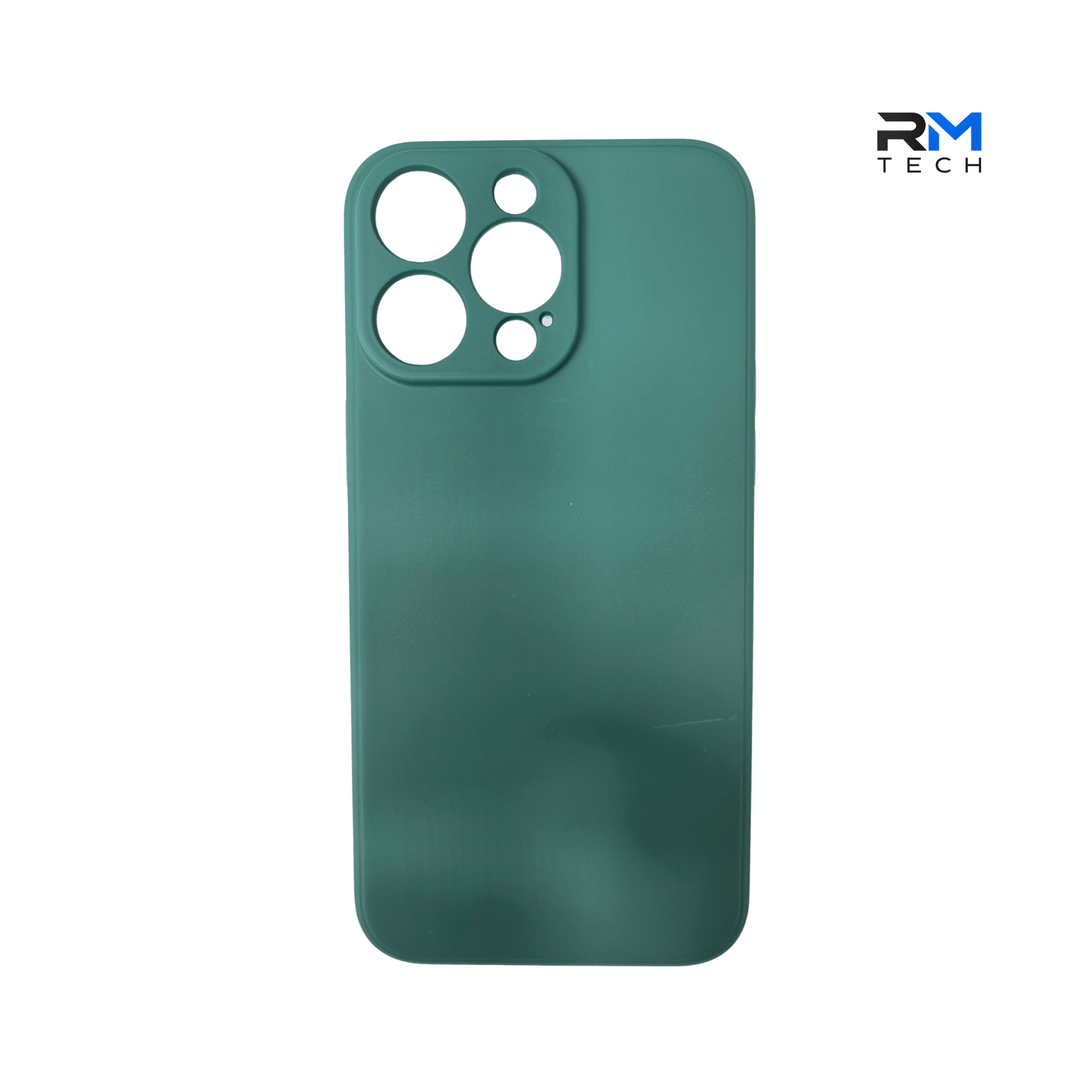 Dark Green Silicone Protective Case for iPhone 15 Pro Max – Soft Touch Shockproof Cover