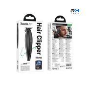 HOCO HP25 Cordless Hair Clipper & Beard Trimmer – Precision Stainless Steel Blade – USB Rechargeable – Black