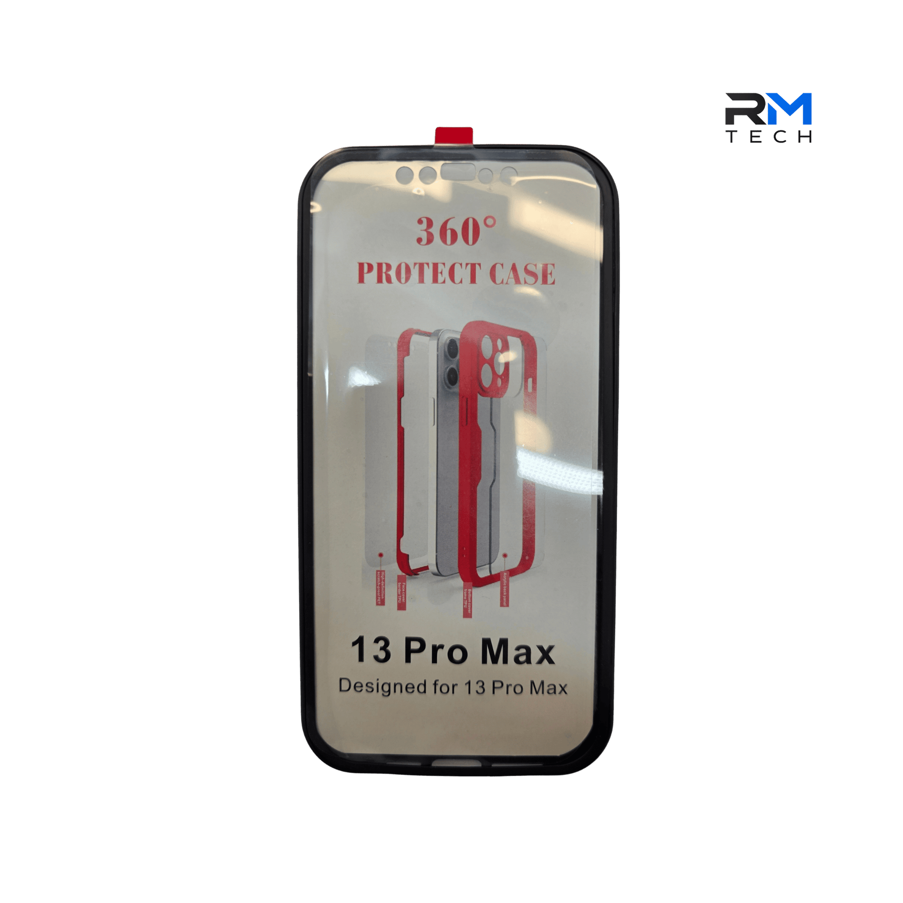 360° Full Protection Case for iPhone 13 Pro Max – Shockproof Front & Back Protective Cover